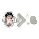 Miękka Laleczka Baby Evi - Lalka bobas + akcesoria- Little Dutch 