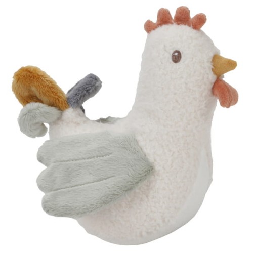Balansująca grzechotka kurka 20 cm - Little Dutch