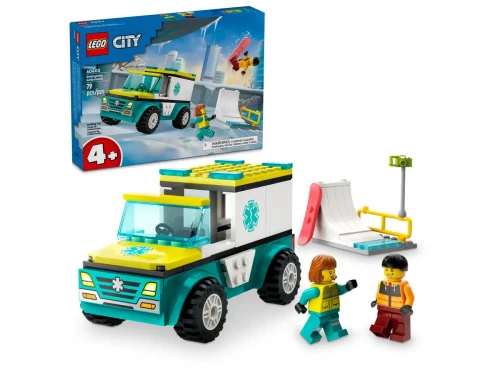 Lego CITY Karetka i snowboardzista - 60403