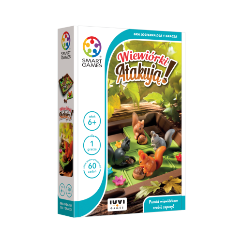 Smart Games Wiewiórki Atakują! - gry logiczne dla dzieci 6+ IUVI Games(PL)