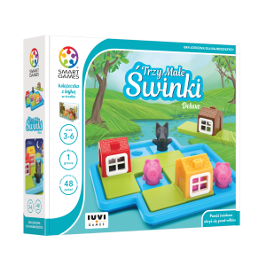 Smart Games Trzy Małe Świnki - gry logiczne dla dzieci 3+ IUVI Games (PL)