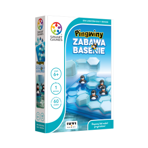 Smart Games Pingwiny - zabawa w basenie - gry logiczne dla dzieci  6+ IUVI Games (PL)