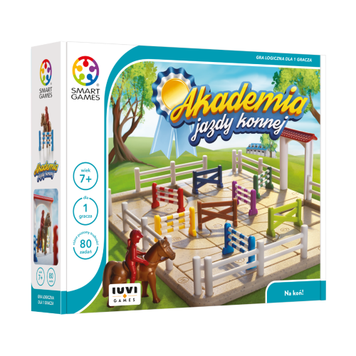 Smart Games Akademia Jazdy Konnej - gry logiczne dla dzieci 7+ IUVI Games (PL)