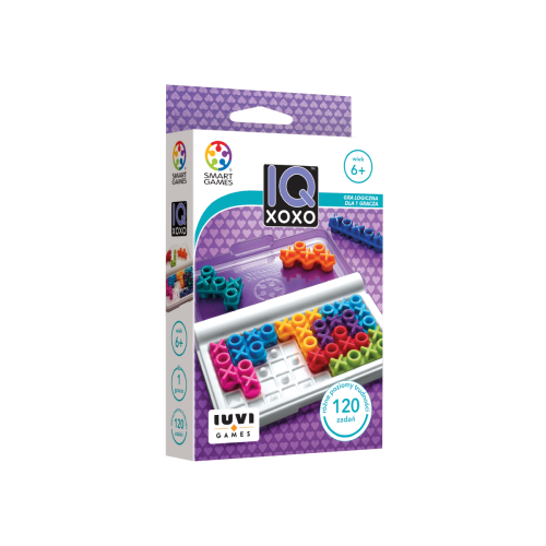 Smart Games IQ XOXO - gry logiczne dla dzieci 6+ IUVI Games (PL)