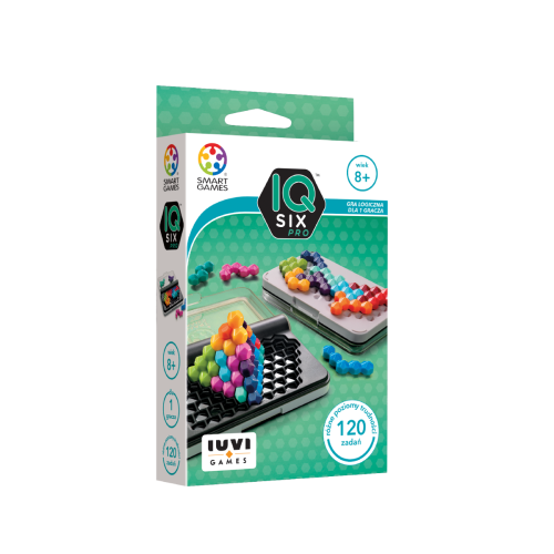 Smart Games IQ Six Pro - gry logiczne dla dzieci 8+ IUVI Games (PL)