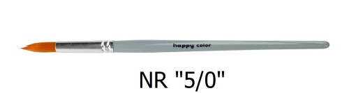 Pędzel okrągły nr 5/0 - HAPPY COLOR