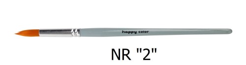Pędzel okrągły nr 2 - HAPPY COLOR