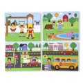 Magnetyczna układanka - Ruch drogowy, plac zabaw, farma - Melissa &amp; Doug