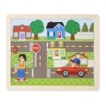 Magnetyczna układanka - Ruch drogowy, plac zabaw, farma - Melissa &amp; Doug