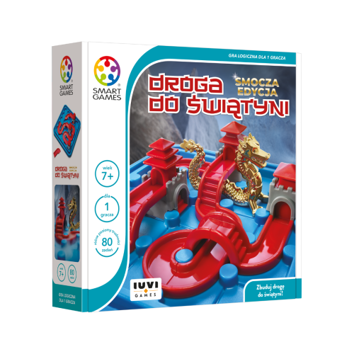 Smart Games Droga do świątyni. Smocza edycja - gry logiczne dla dzieci 7+ IUVI Games (PL)