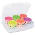 Zestaw farb do malowania palcami 6x100g FLUO - PRIMO