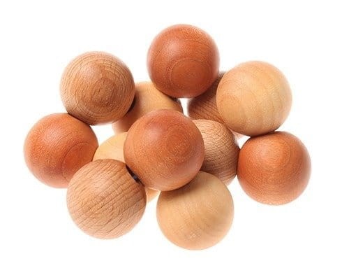 Perełki do chwytania dla niemowląt - Kolor naturalny - Grimm's