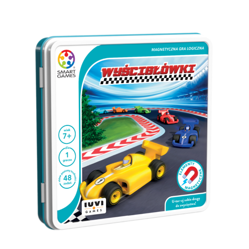 Smart Games Wyścigłówki  - magnetyczne gry logiczne dla dzieci 7+ IUVI Games (PL)