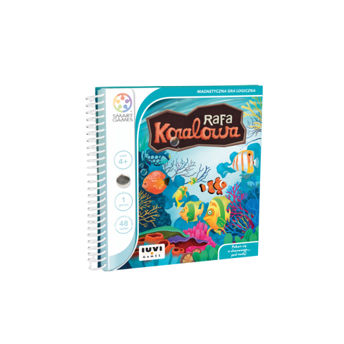 Smart Games Rafa Koralowa - magnetyczne gry logiczne dla dzieci 4+ IUVI Games (PL)