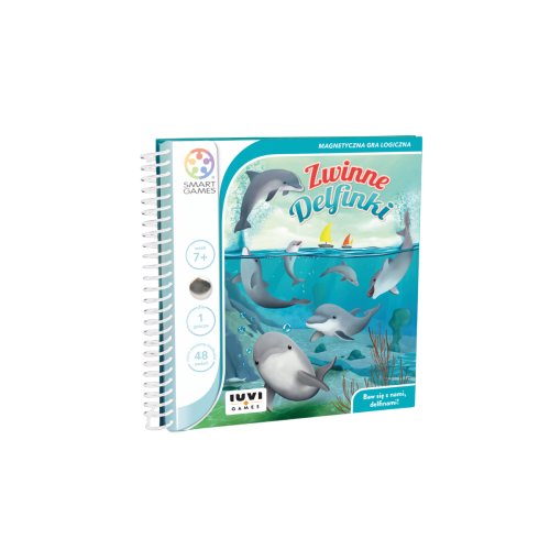 Smart Games Zwinne Delfinki - magnetyczne gry logiczne dla dzieci 7+ IUVI Games (PL)