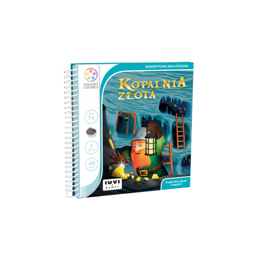 Smart Games Kopalnia Złota - magnetyczne gry logiczne dla dzieci 7+ IUVI Games (PL)