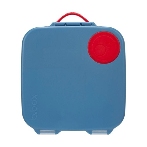 Duża śniadaniówka do przedszkola - do szkoły - wkład chłodzący - Lunchbox, Blue Blaze - b.box