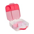 Duża śniadaniówka do przedszkola - do szkoły - wkład chłodzący - Lunchbox, Flamingo Fizz - b.box