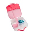 Duża śniadaniówka do przedszkola - do szkoły - wkład chłodzący - Lunchbox, Flamingo Fizz - b.box
