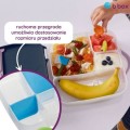 Duża śniadaniówka do przedszkola - do szkoły - wkład chłodzący - Lunchbox, Flamingo Fizz - b.box