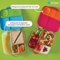 Duża śniadaniówka do przedszkola - do szkoły - wkład chłodzący - Lunchbox, Flamingo Fizz - b.box