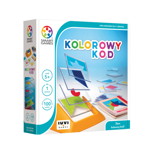 Smart Games Kolorowy Kod - gry logiczne dla dzieci 5+ IUVI Games  (PL)