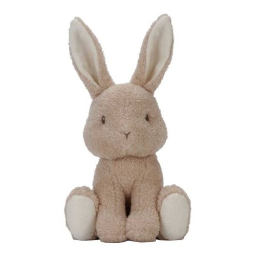 Beżowy króliczek 25cm - Miękka przytulanka - Little Dutch