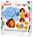 Mydelniczka z kaczuszkami + musująca kula do kąpieli - Mom's Care