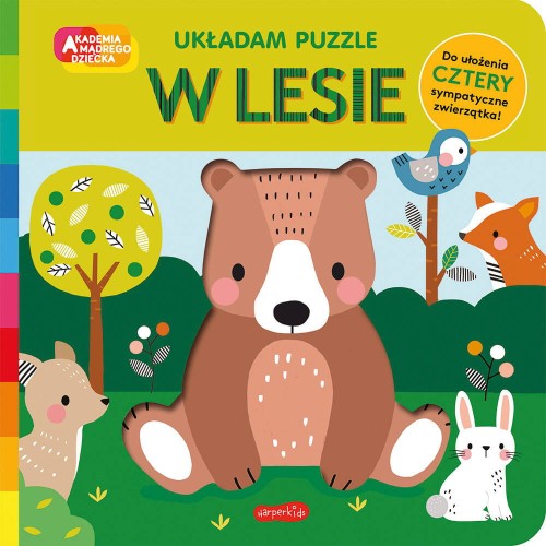 Książeczka/Puzzle W lesie - Akademia mądrego dziecka
