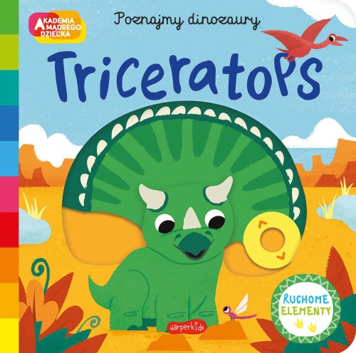 Książeczka Dinozaur Triceratops - Akademia mądrego dziecka