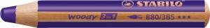 STABILO WOODY 3w1 Kredka fiolet 1 szt (385)