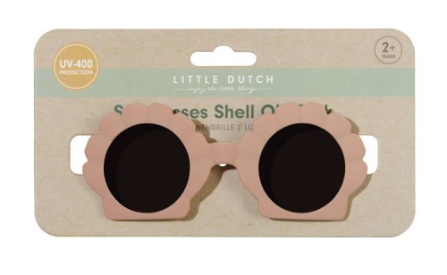 Okulary Muszelki - Shell Old Pink - Little Dutch
