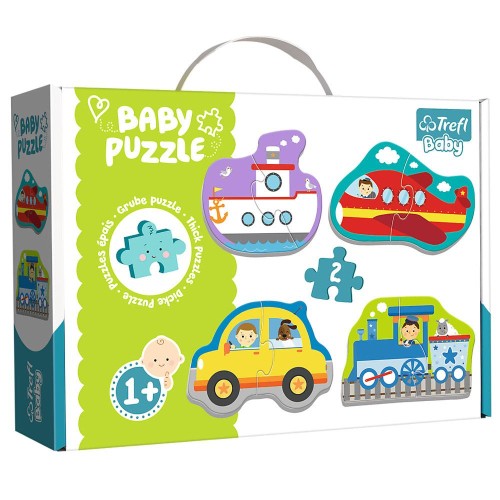 TREFL Puzzle Baby Classic - Pojazdy Transport