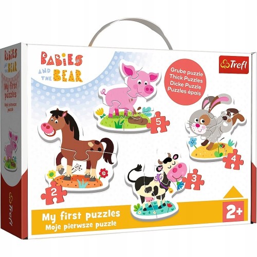 TREFL Puzzle Baby Classic - Na farmie