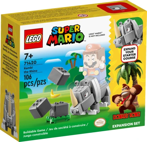LEGO SUPER MARIO Nosorożec Rambi - zestaw..