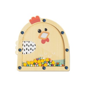 TOPBRIGHT Drewniana gra zręcznościowa Nakarm kurę +3lata