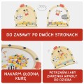 TOPBRIGHT Drewniana gra zręcznościowa Nakarm kurę +3lata