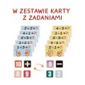 TOPBRIGHT Drewniana zabawka edukacyjna Nauka liczenia na palcach +3lata