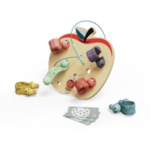 TOPBRIGHT Zabawka edukacyjna dla dzieci Robaczki w jabłuszku +18mies