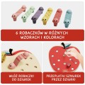 TOPBRIGHT Zabawka edukacyjna dla dzieci Robaczki w jabłuszku +18mies