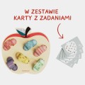 TOPBRIGHT Zabawka edukacyjna dla dzieci Robaczki w jabłuszku +18mies