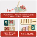 TOPBRIGHT Zabawka edukacyjna do nauki liczenia Liczę owoce +3latka