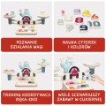 TOPBRIGHT Zabawka edukacyjna Głodny Miś Waga szalkowa Montessori +3latka
