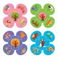 Aksjomat Co pasuje? Pory roku. Puzzle + książeczka