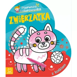 Aksjomat Zwierzątka. Pierwsza kolorowanka z kotkiem
