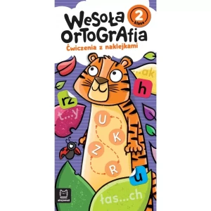 Aksjomat Wesoła ortografia. Ćwiczenia z naklejkami. Klasa 2