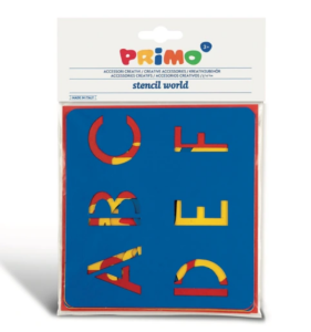 Szablony do malowania LITERY I CYFRY 6 szt. - PRIMO