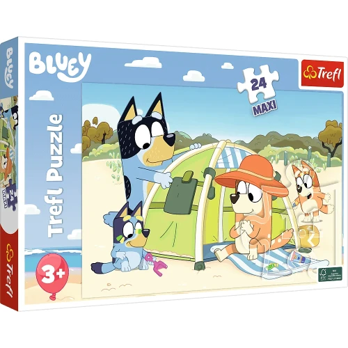 TREFL Puzzle 24 Maxi Bluey Wspaniały dzień Bluey