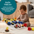TOPBRIGHT Tablica manipulacyjna z kostką i doczepianymi elementami +12mies