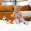 TOPBRIGHT Tablica manipulacyjna z kostką i doczepianymi elementami +12mies